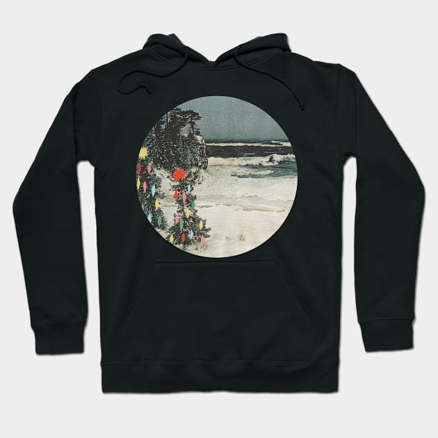 Christmas Beach Hoodie by Cassia